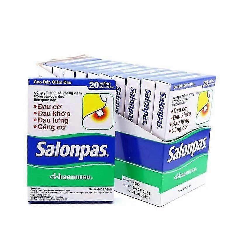 Patchs antidouleur Hisamitsu Salonpas (20 patchs/boîte)