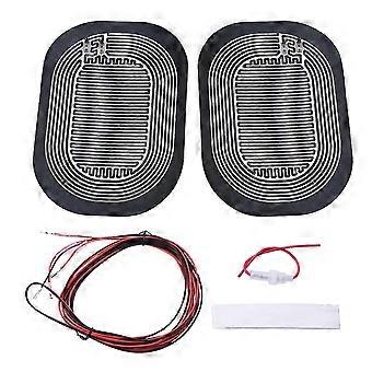 Almohadilla térmica del espejo lateral del automóvil DC 12V Espejo retrovisor universal Empañador de niebla Espejos cálidos rápidos
