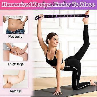 Stretching and Yoga 3PCS Fitness Resistance Bands, 8-Section Numbered Elastic Resistance Bands, Colour 1