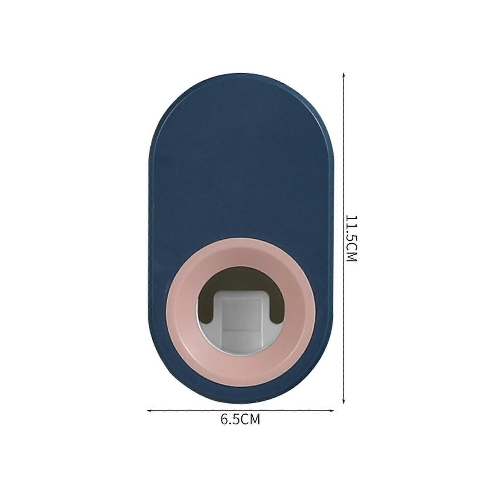 Blue Hanging Toothpaste Dispenser for Storage 1Pcs Wall Mount Squeezer