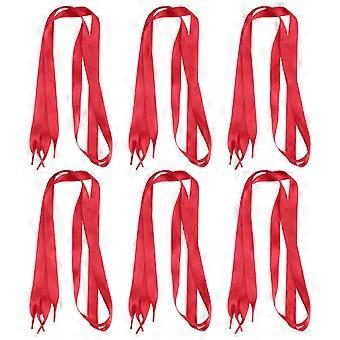 Creative Shoe Tie Satin Straps for Decor Use 18Pairs Colorful Accessories