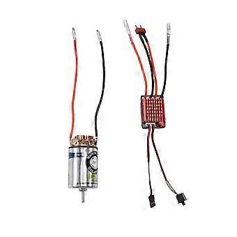 Moteur à balais étanche 550 28T, variateur électronique de vitesse (ESC) haute tension 320 A, kit de connecteurs T pour crawler RC 1/10 SCX10 D90 Traxxas Axial Tamiya