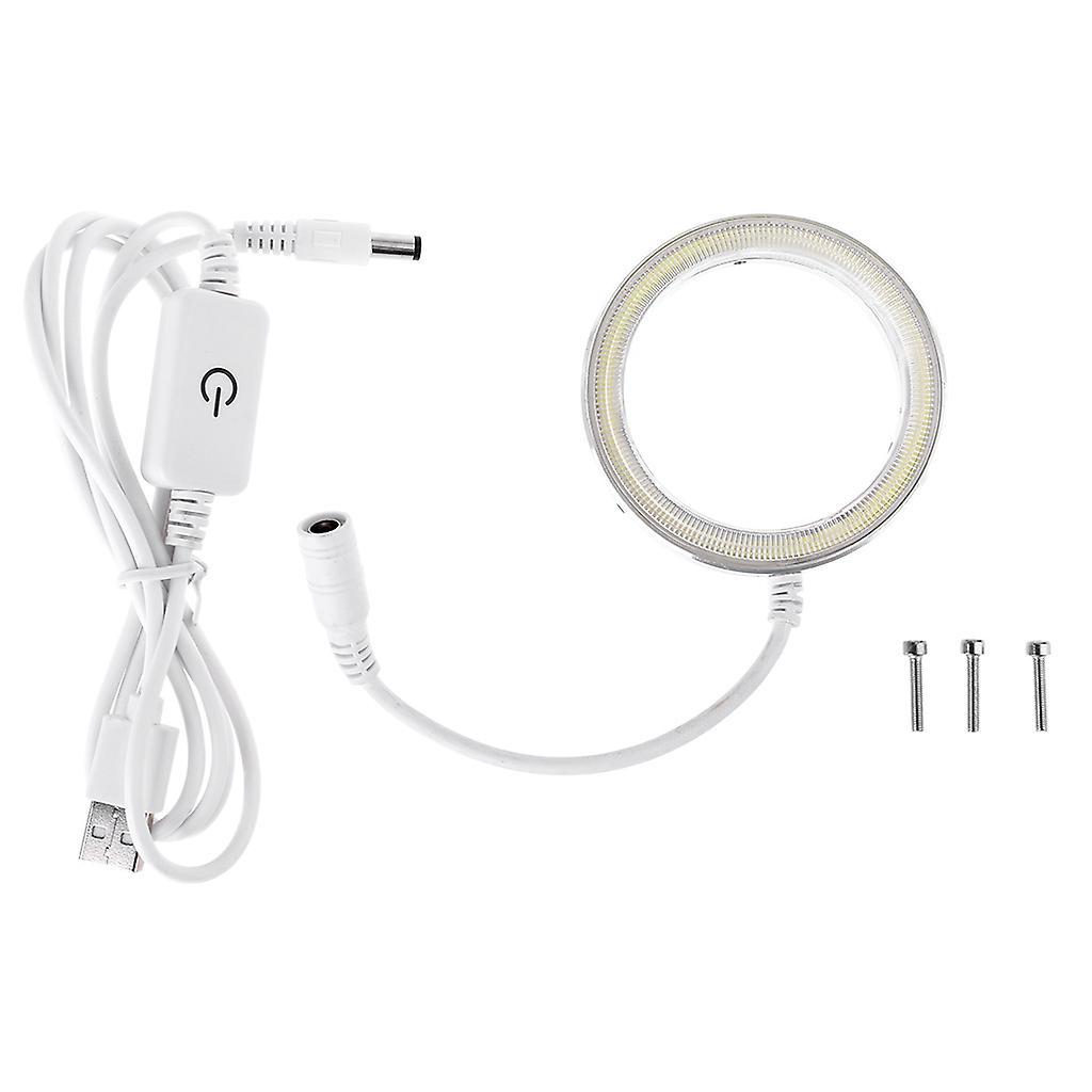 ملحقات مجهر مطورة 60 LED ضوء دائري قابل للتعديل ل STEREO ZOOM