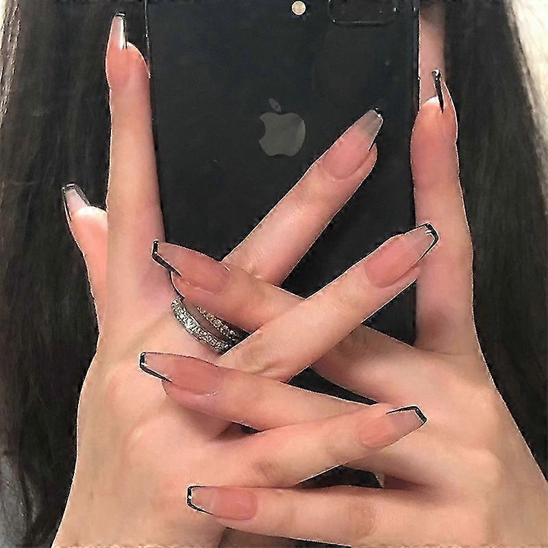 24pcs Non-Toxic Coffin False Nails