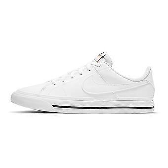 Nike Court Legacy Synthetic Leather Slip Resistant Cushioning Abrasion Resistant Balance Low top Skateboard Shoes White DA5380-100