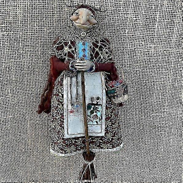 Rustic Handmade Kitchen Witch Charm