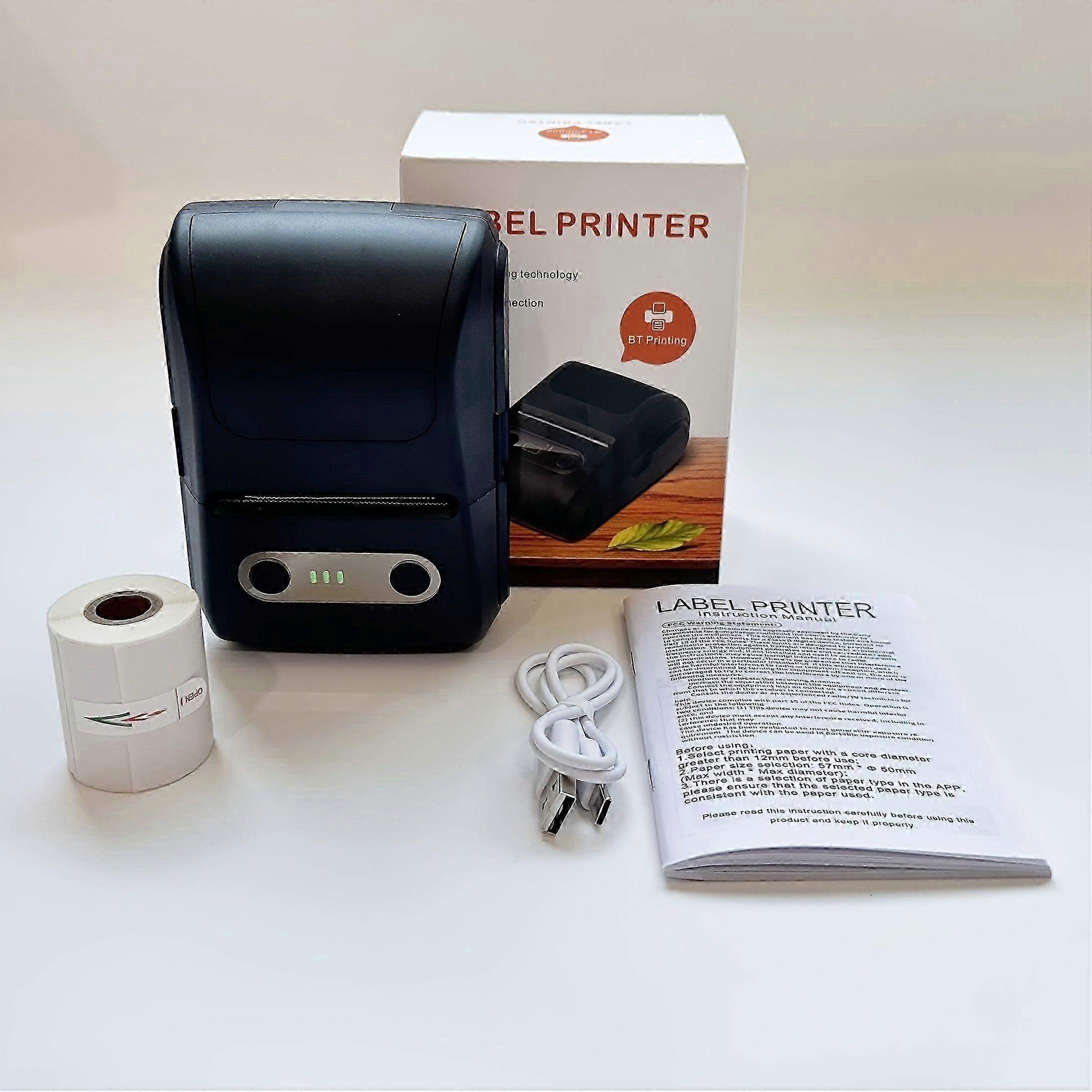 Mini Bluetooth Label Printer Handheld Sticker Maker Multi Template