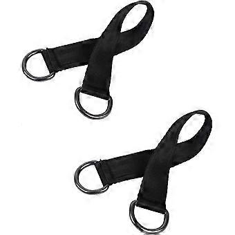 Kit de Suspensão de Correias de Balanço de Árvore, Correia Curta 2Pcs 9.84inches Alças de Suspensão Pesadas (Suporta 440lbs) Correias de Rede