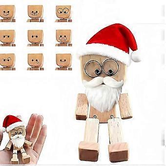 Magnetic Expression Wooden Shaker Figurine