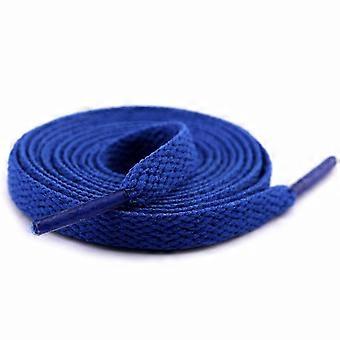 Colorfast 8mm Flat Shoe Laces, High Bang Polyester Single Layer Shoelaces