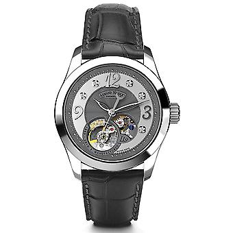 Montre Armand nicolet ll9 9653a-gs-p953gr8 montre automatique pour femmes Analog uecan Automatic Swiss avec bracelet en cuir de vache 9653A-GS-P953GR8