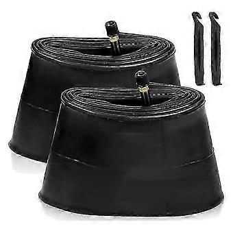 2 Pack 26X4.0 Fat Bike Tube with AV 32mm Valve, Bike Tubes with 2 Tire Levers, for Road/Mountain /E Bike -LL Inter