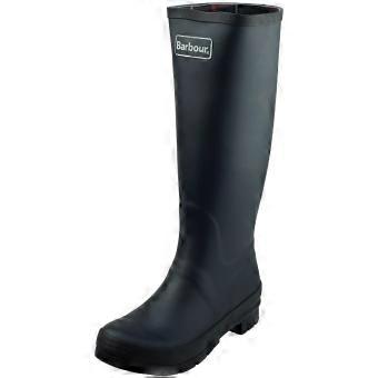 Barbour Abbey Womens Wellington Boots in Navy