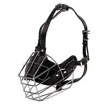 Bull Terrier Anti-biting Muzzle Featuring Neoprene Padding & Breathable Wire Basket - Great for Training Sessions_Kmrc
