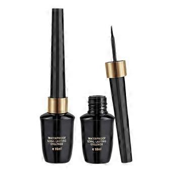 Waterproof Liquid Eyeliner Pen Long Lasting Smudgeproof Quick Dry Fine Tip Black 10ml