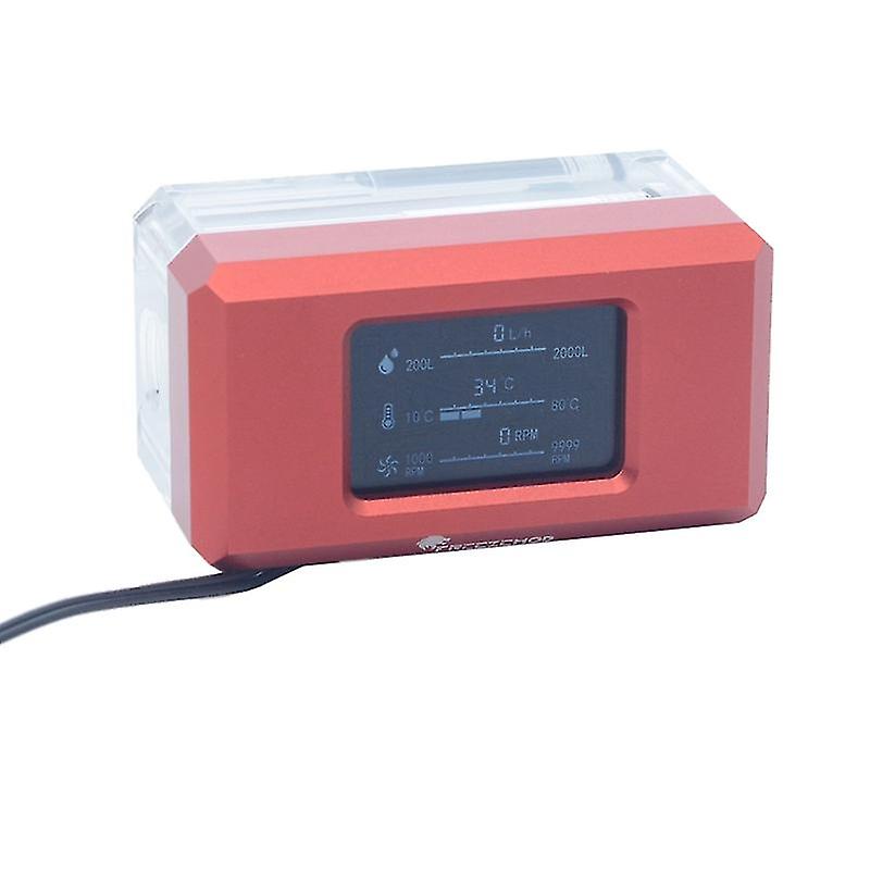 Pc Flow Meter Digital Thermometer, Computer Water Cooling System Compatible With Computer