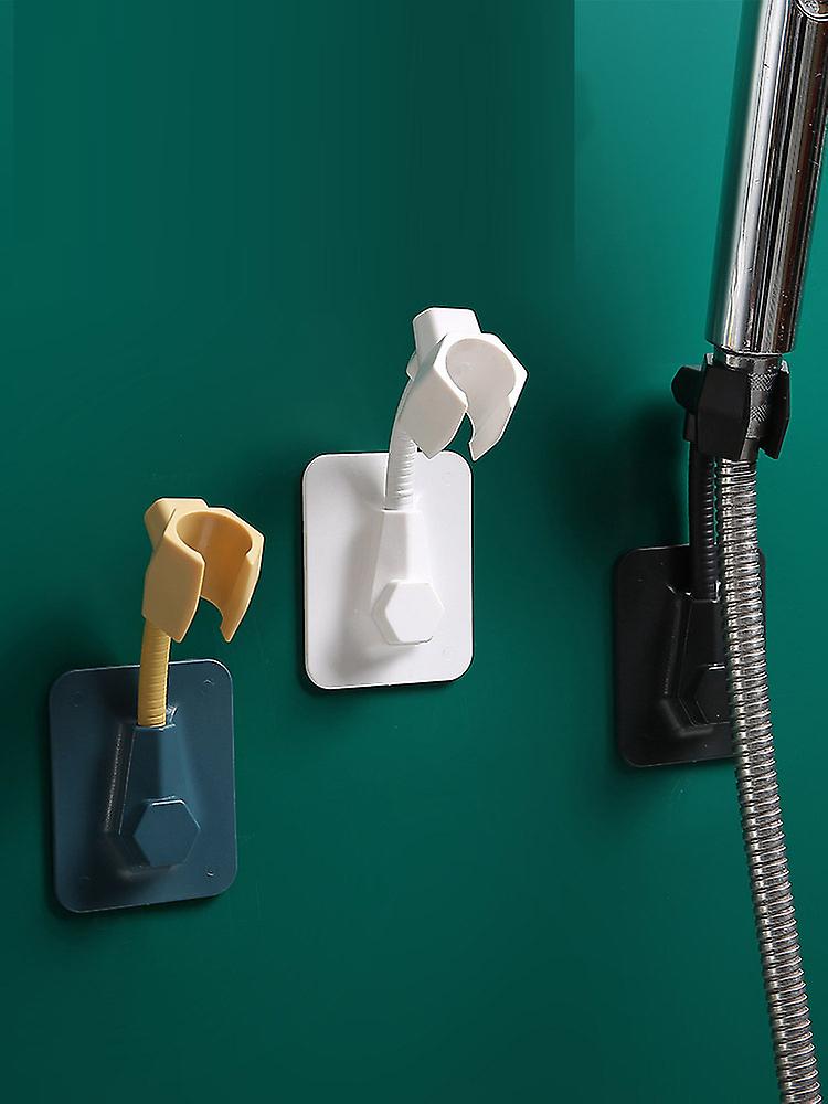 Shower Stand Bathroom Adjustable No-punch Shower Head Base Shelf(3pcs)