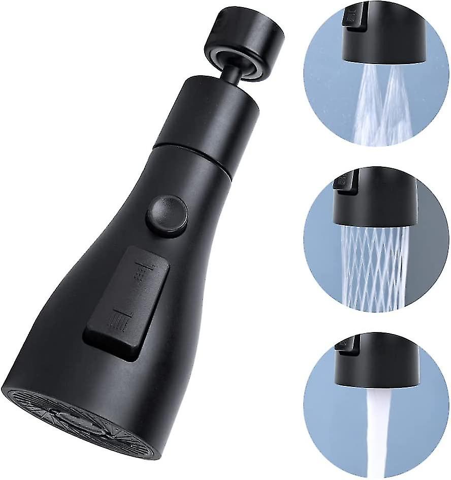 360 Rotating Nozzle Kit Sink Faucet Attachment , 3 Modes