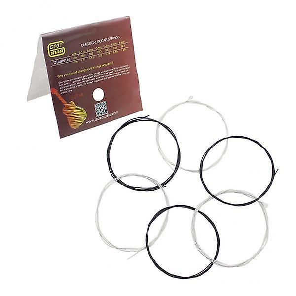 3x6pcs Classic Guitar Nylon String Black