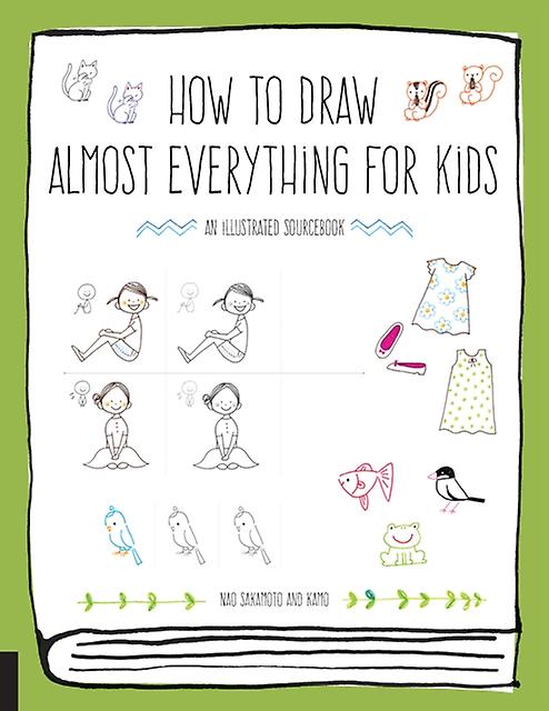 How To Draw Almost Everything For Kids by Kamo Paperback Book