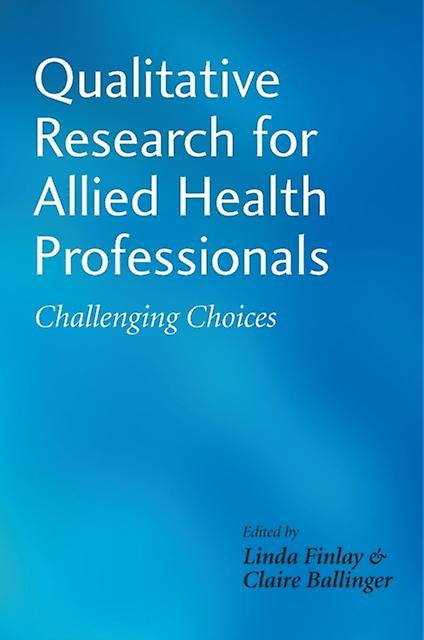 Qualitative Research For Allied Health Professionals by Finlay Paperback Book