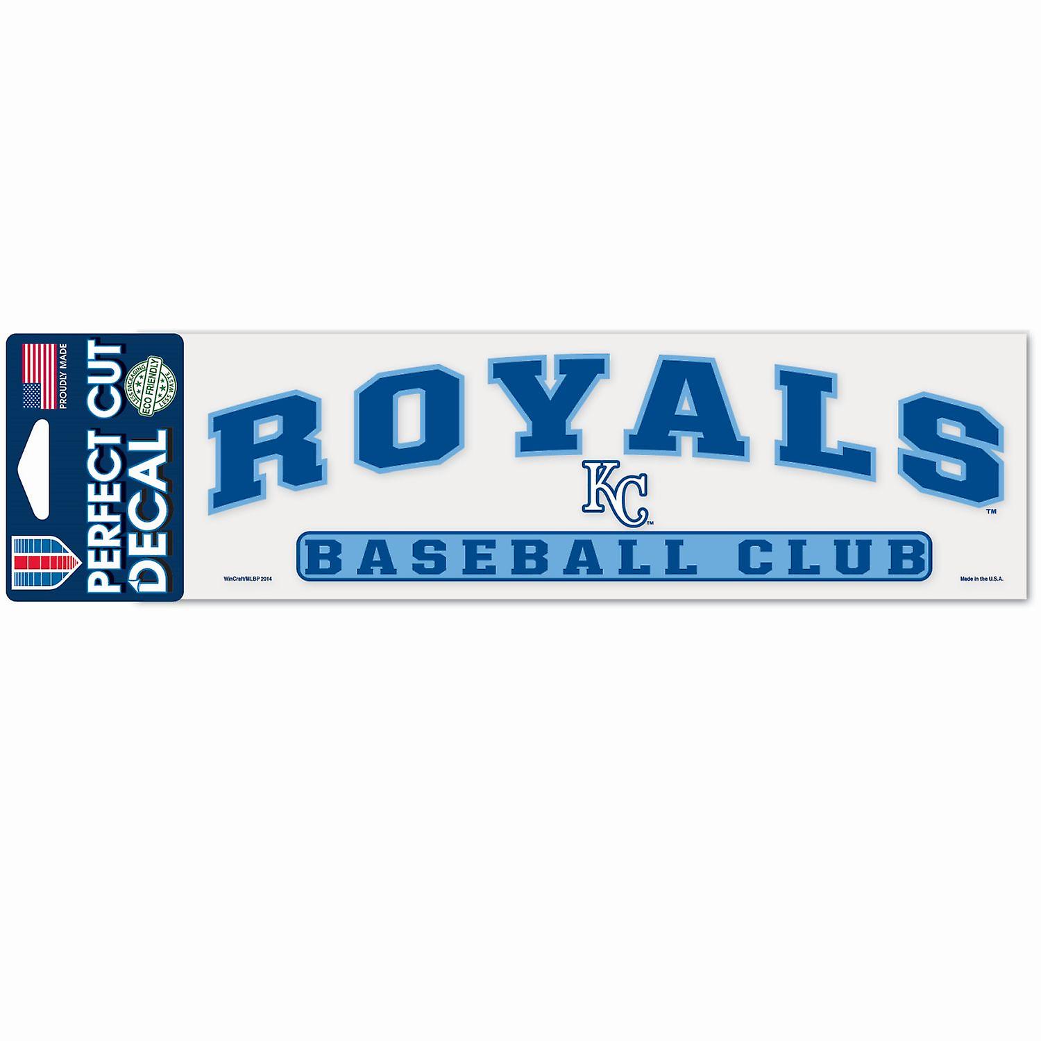 MLB Perfect Cut Sticker 8x25cm Kansas City Royals