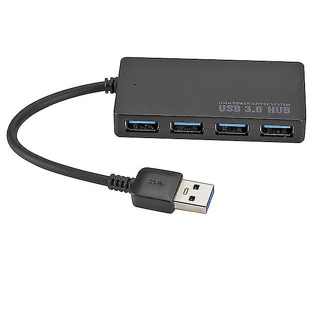 Ultradünne 4-Port-USB3.0-Hub-High-Speed-Anzeigeleuchte Hub USB 2.0-Splitter für Multi-Device-Computer-Laptop bis zu 5 Gbit / s