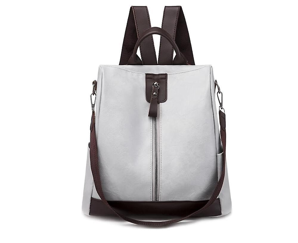 3 in 1 zaino retrò donne in pelle PU borse scolastiche per ragazze adolescenti antifurto donna borsa a tracolla semplice viaggio donne zaino