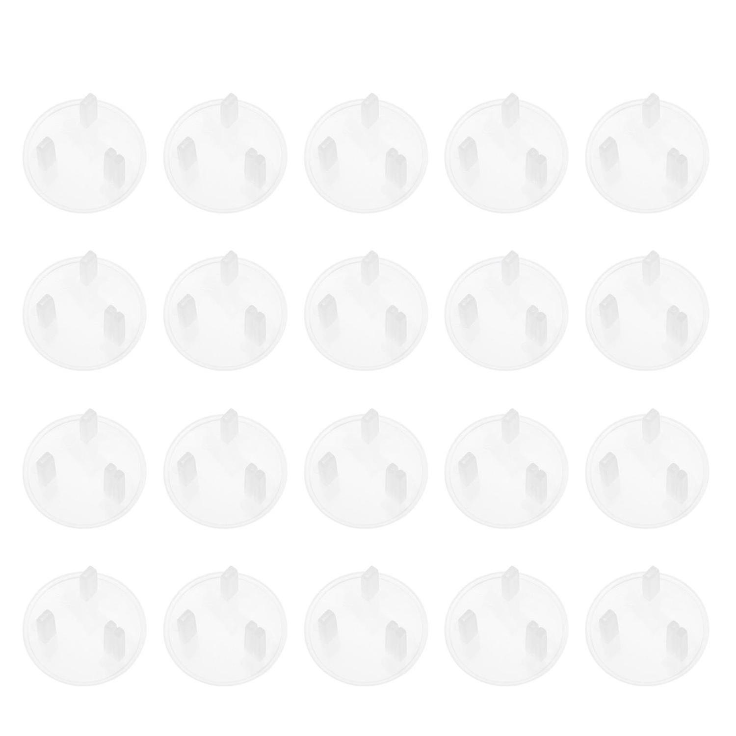 20pcs Socket Cover Childproof Outlet Socket Cover Electric Uk Plug Cover