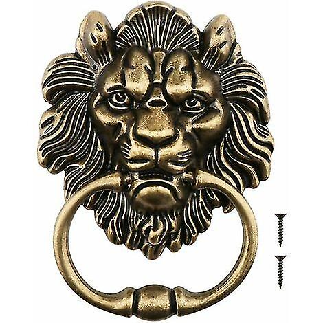 Antik Brons Design Tiger Head Replacement Dörrknackare