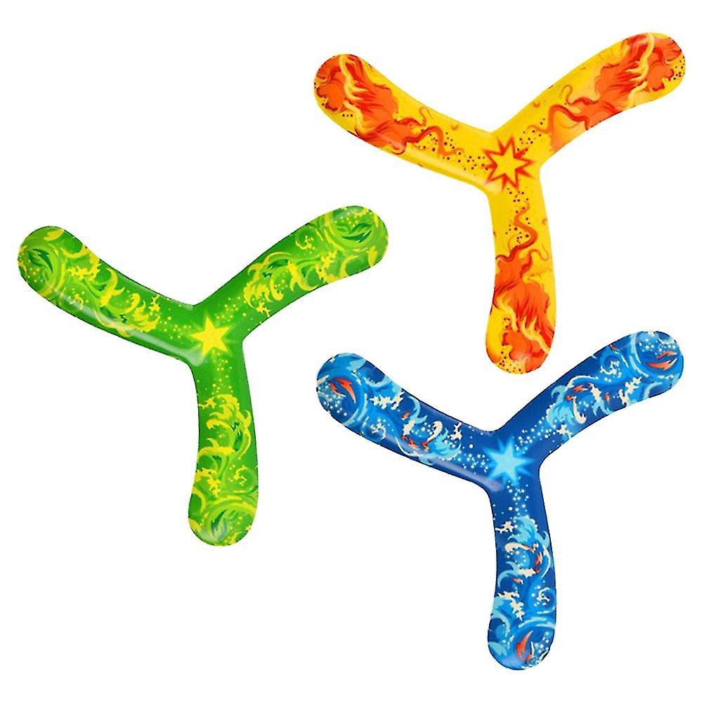 3pcs Outdoor Boomerang Portable Boomerang Toddler Outdoor Toy Enfants Boomerang Pour Enfants