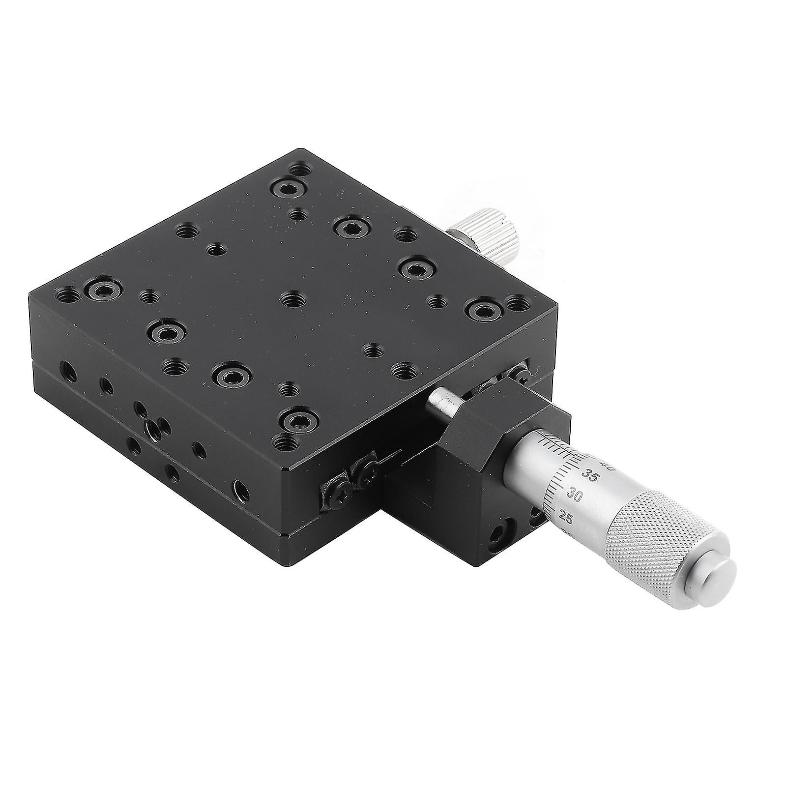X Micrometer Manual Fine Tuning Cross Roller Precision Linear Stages 60*60mm