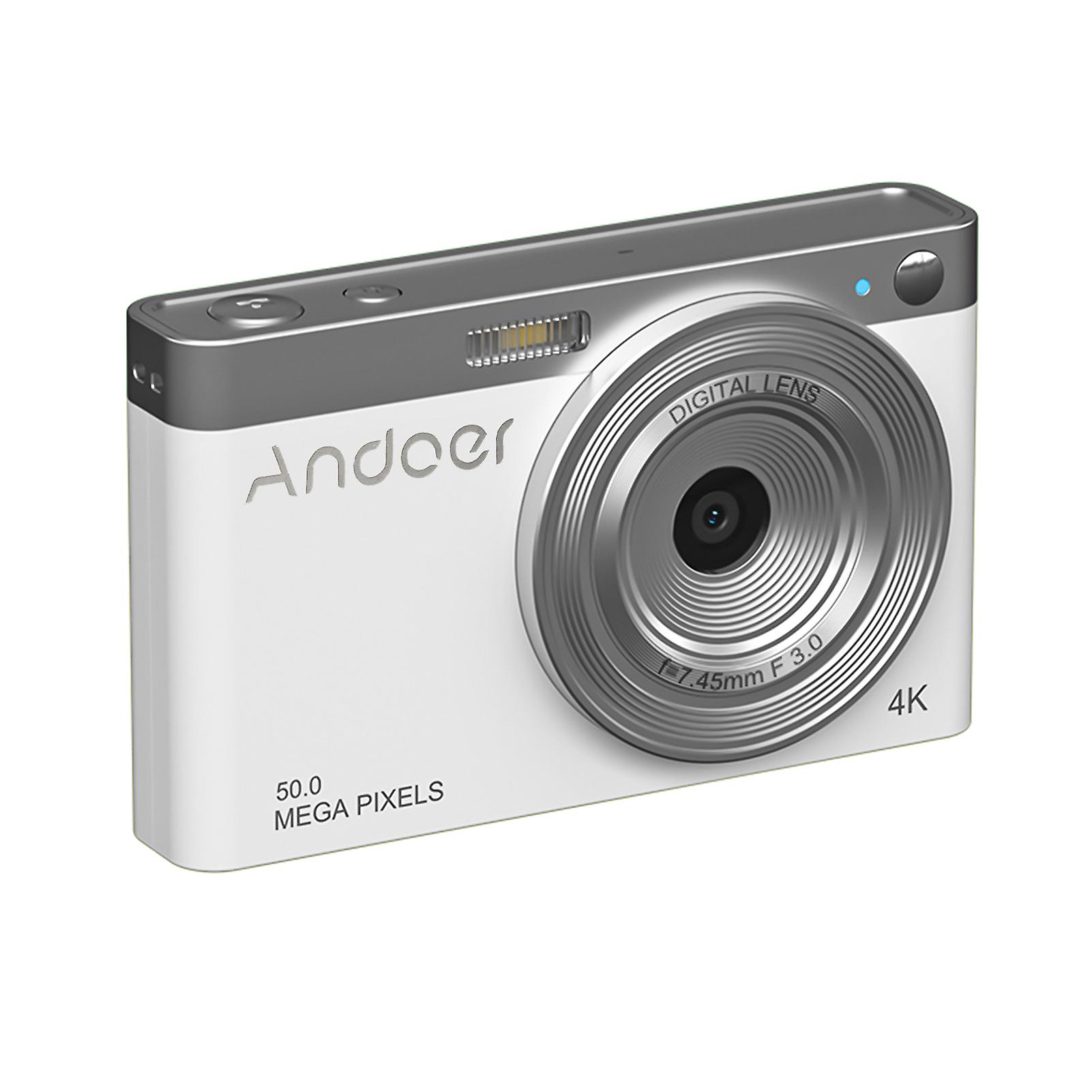 Compact 4k Digital Camera Video Camcorder 50mp Ips Screen Auto Focus