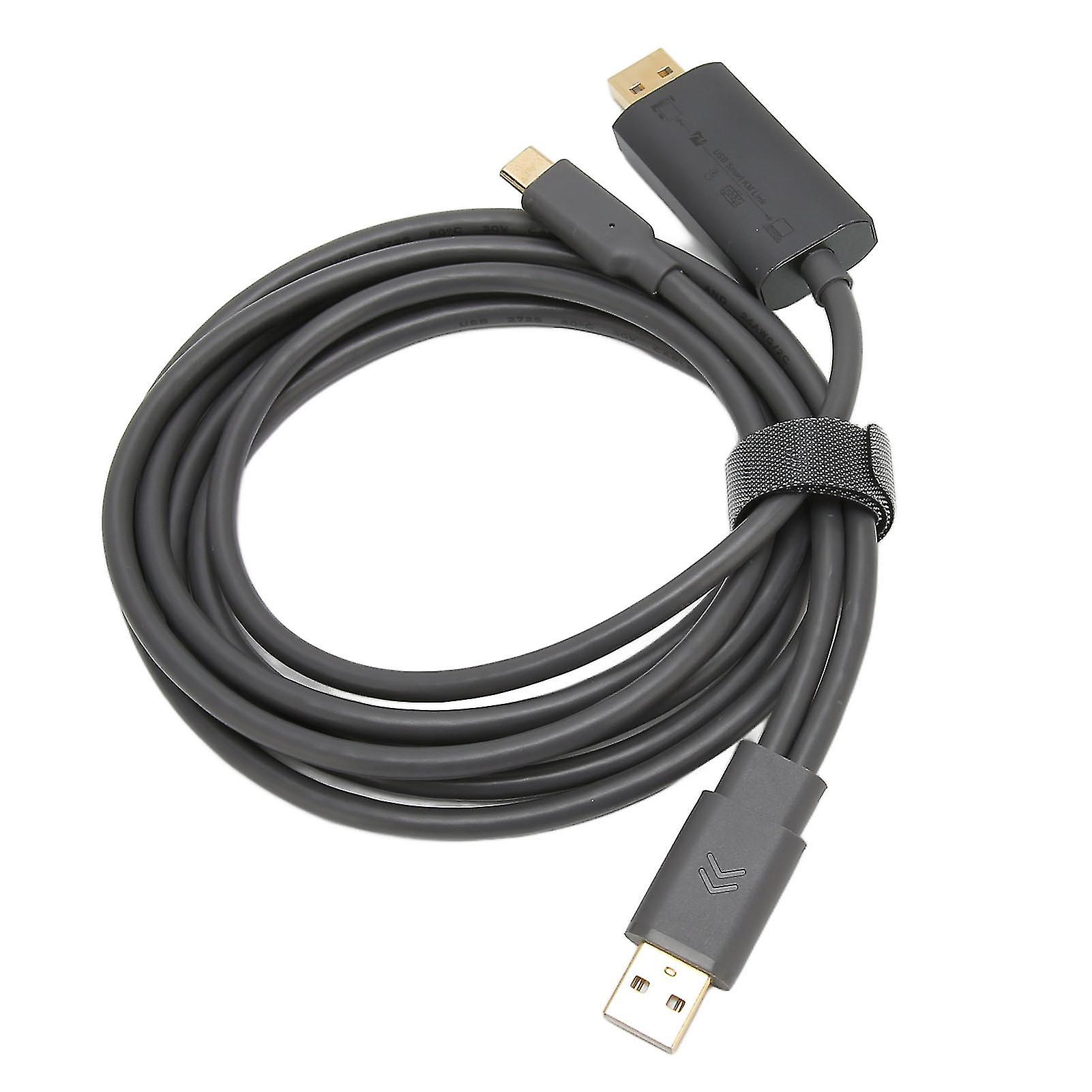 Data Transfer Cable USB 3.0 Data Keyboard Mouse Sharing Transfer USB 3.0 Cable Between for OS and for Windows 