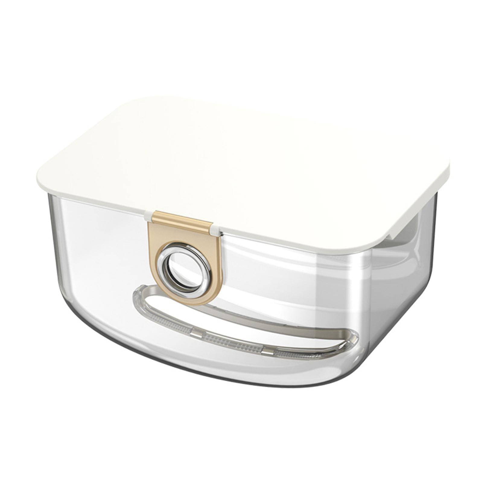 Simple Anti-Removal Lock Tissue Storage Box Large Capacity Roll Paper Finishing Box for Shower Home