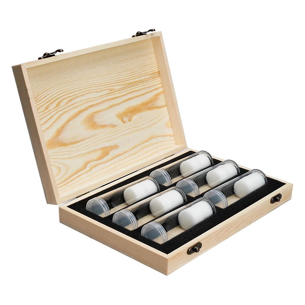 Mynter Treveske Display Box Collection Myntkapsler Lagringsholdere