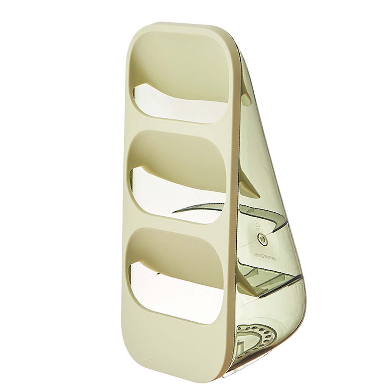 3 Layer Chopsticks Knife Storage Rack Holder Waterproof Knife Storage Drainage Bracket Container Green 