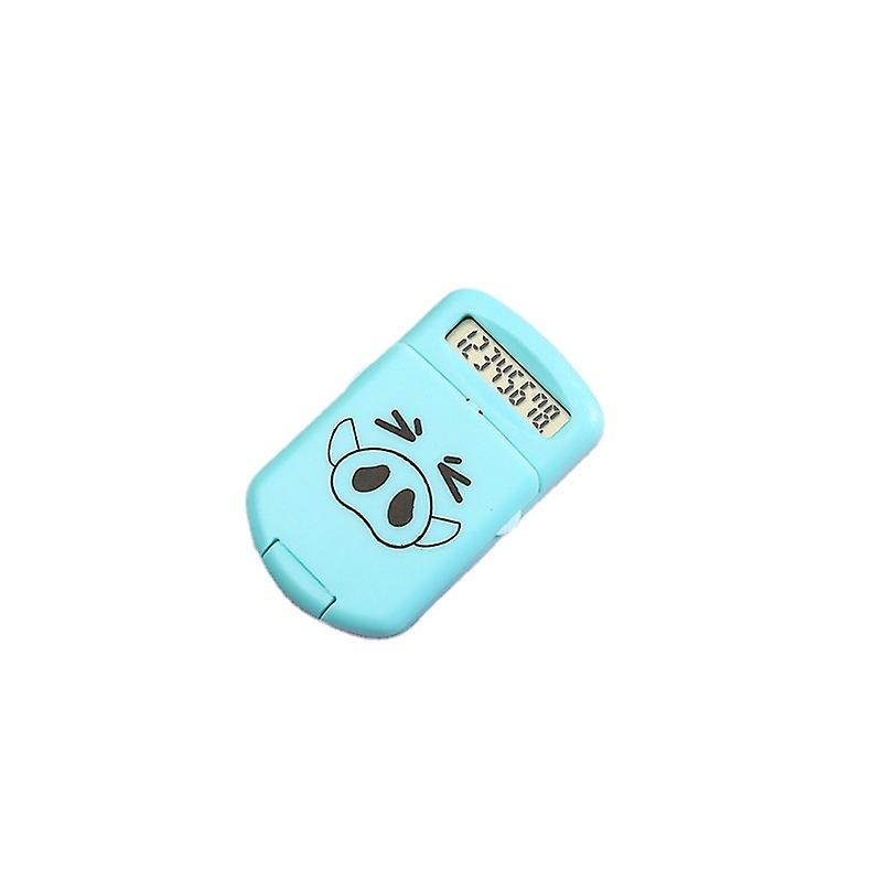 Mini Calculator Portable Pocket Candy Numbers Color Electronic Calculator with Silicone Buttons for Kids Students