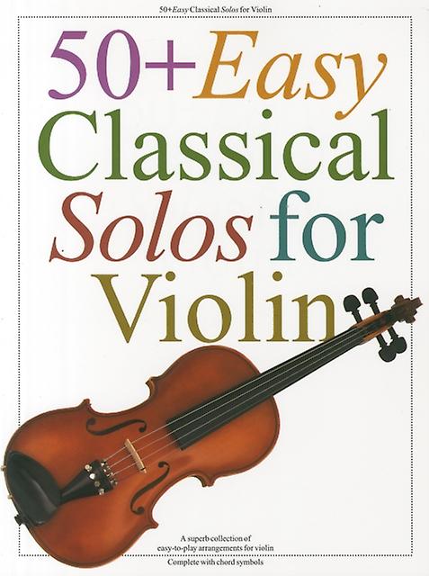 50 Easy Classical Solos For Violin by Hal Leonard Publishing Corporation Paperback Book