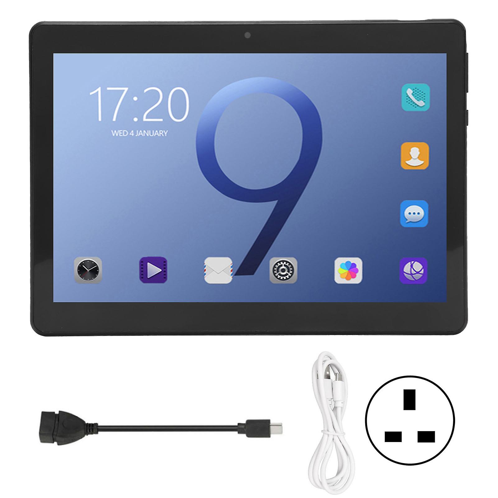 10 Inch Tablet Octa Core CPU 3GB RAM 32GB ROM Android 10 IPS Dual SIM 5G WiFi UK Plug