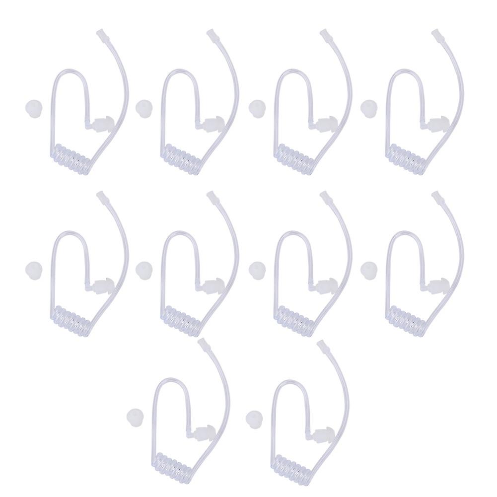 10PCS Replacement Acoustic Coil Tube for Walkie Talkie Earpieces and Two Way Radios Headset