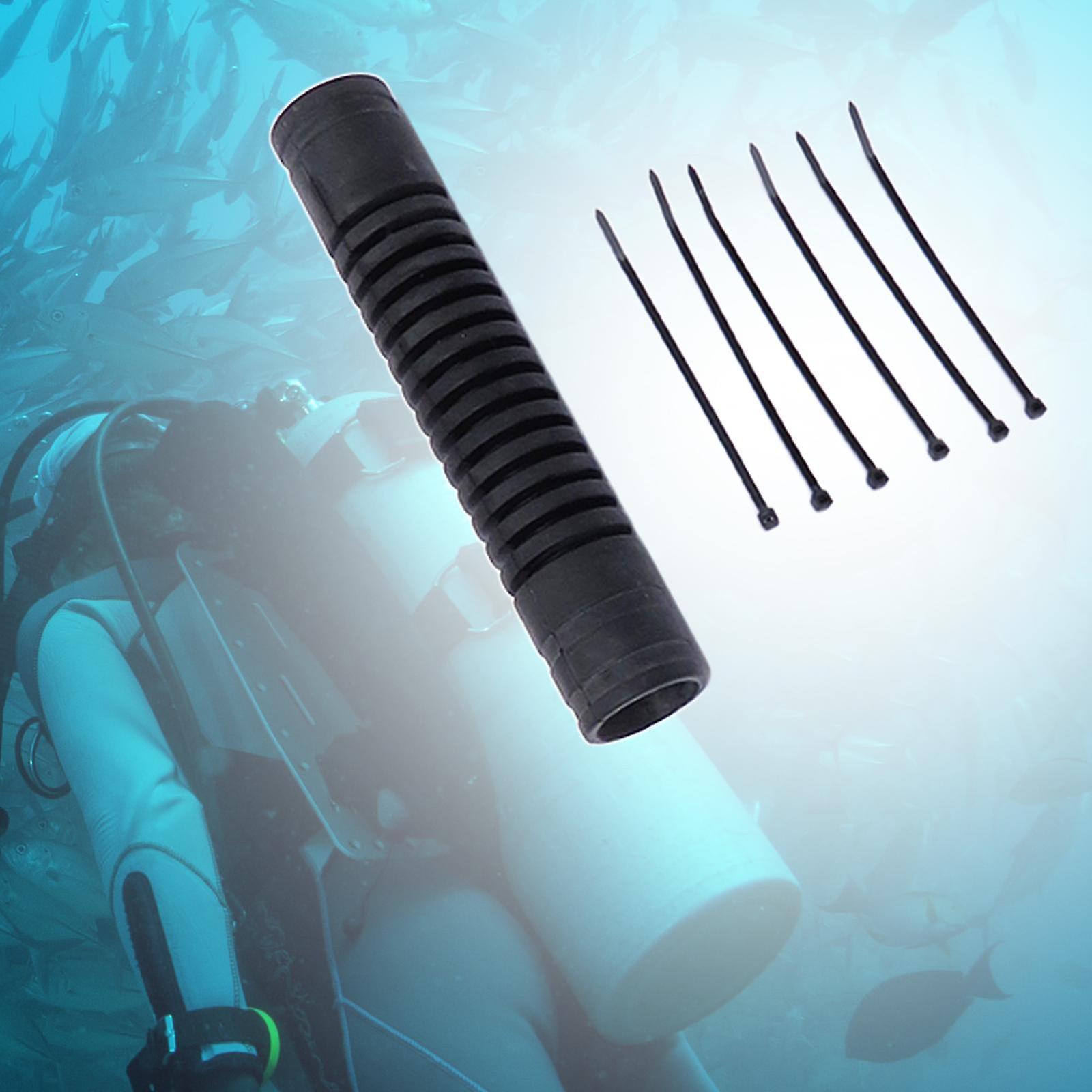 Diving BCD Inflator Hose Corrugated Inflator Diver Pipe Buoyancy Compensator Accessories Jacket Wing Durable BC Airway Hoses
