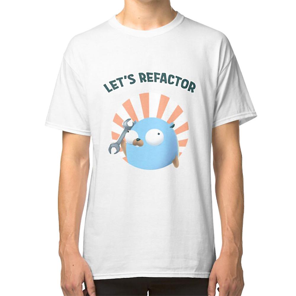 Golang Gopher Refactor Code T-shirt