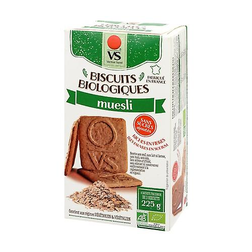 Organic sugar and salt-free muesli cookies 225 g