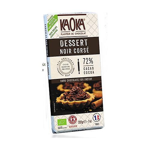 Full-bodied black dessert Ecuador 72% 200 g