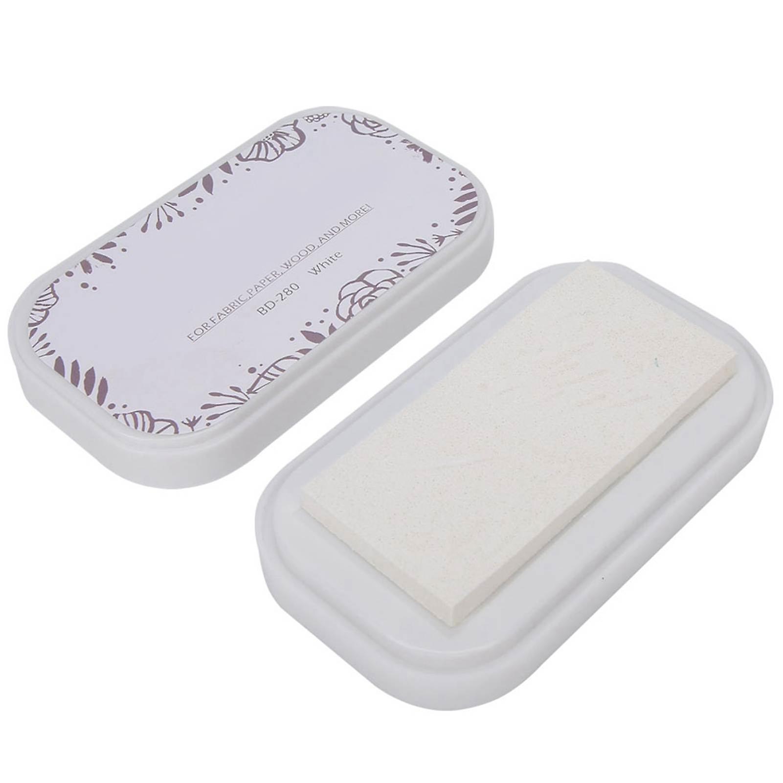Restore Style Sponge Ink Pad: BD-280 Porcelain White for Rubber Stamp and Cloth Crafting