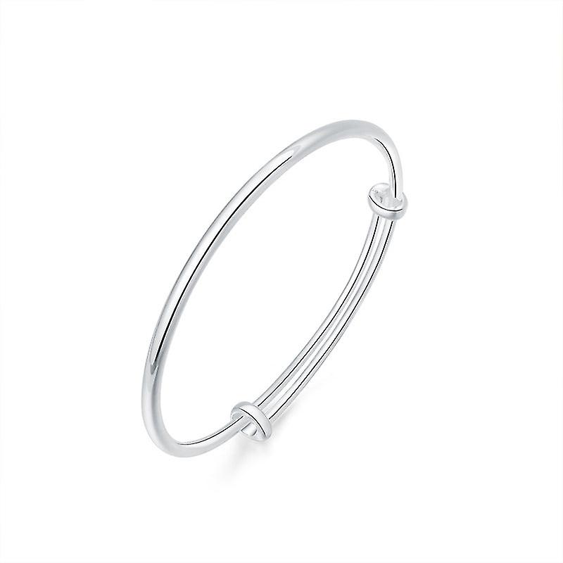 Bracelet Tassel Chain Jewelry Gift For Women Teen Girls Simple Sterling Silver Plated Platinum