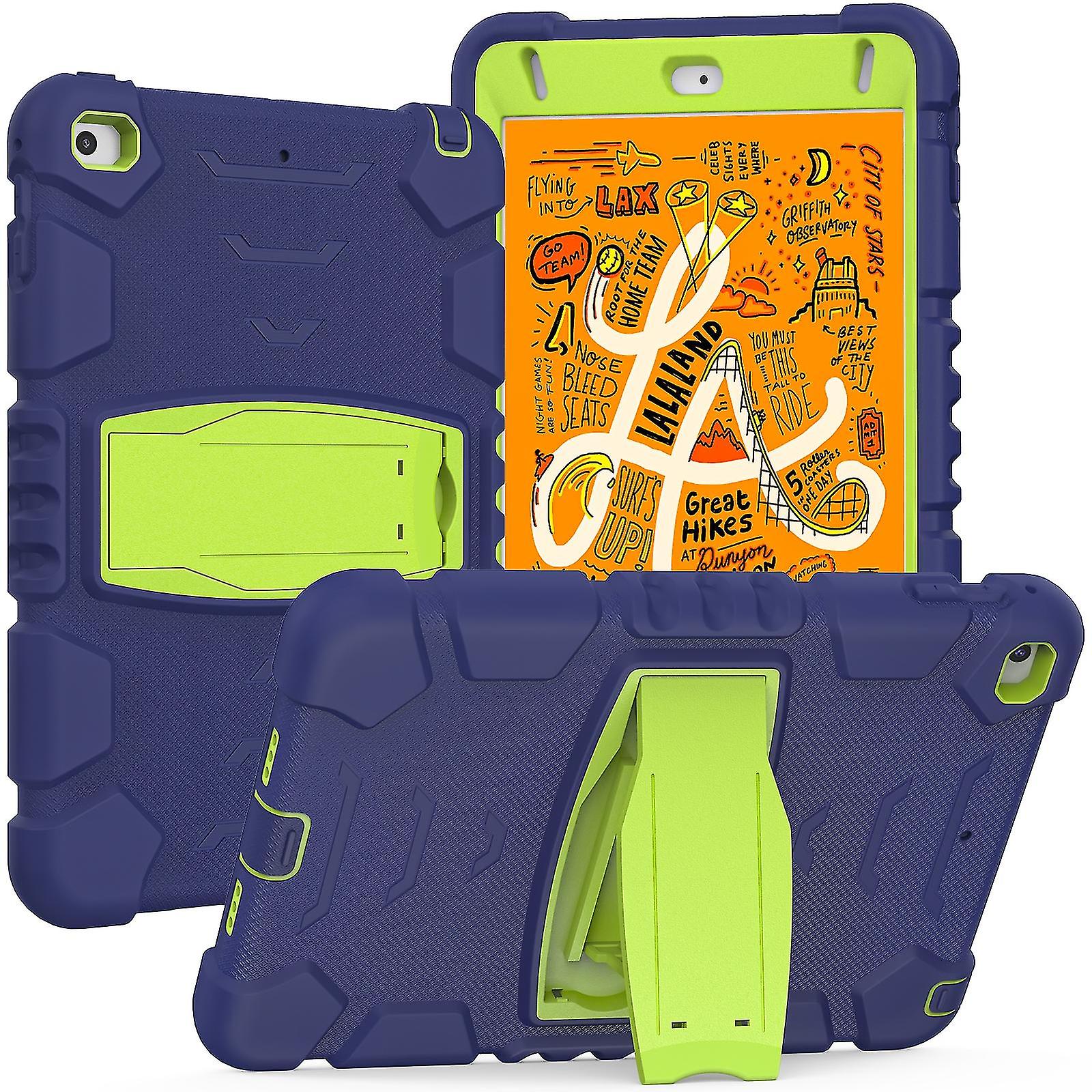Tablet Case For Ipad Mini 5 / 4 Navy Blue   Lime