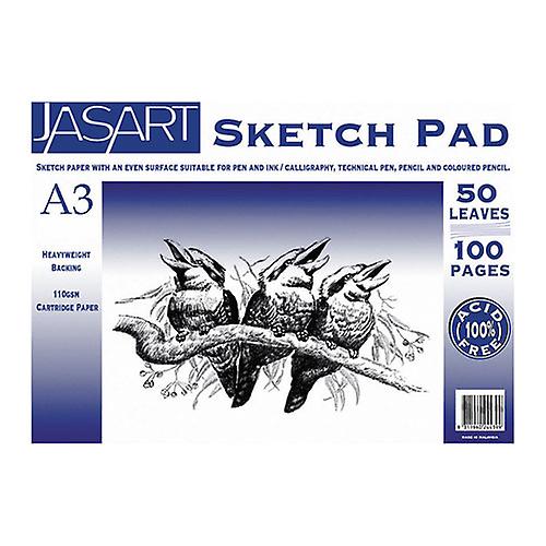 Jasart Premium Quality Spiral-Bound Acid-Free Durable Paper Sketch Pad