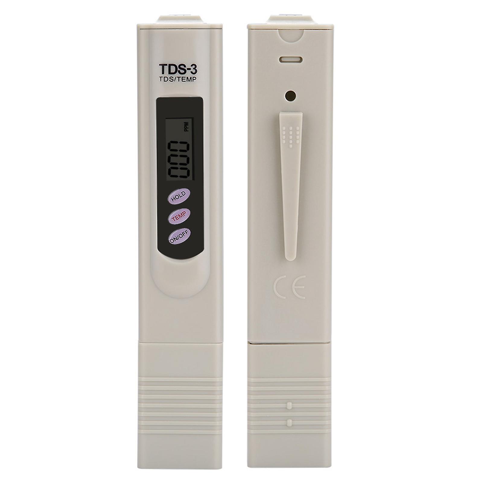 1Pc Digital TDS Total Dissolved Solids Meter Pen Water Quality Purity TEMP/PPM Testing